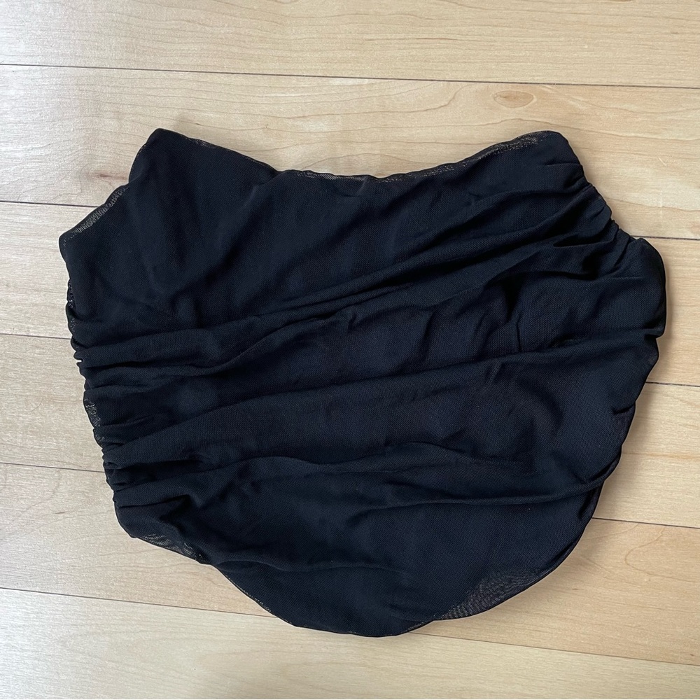 S - Black bustier top